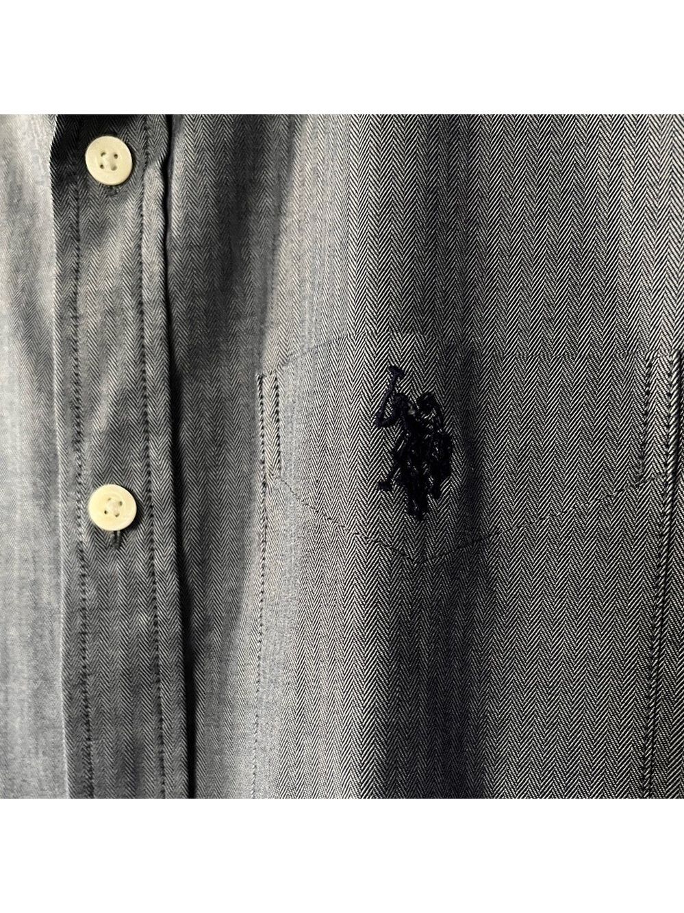 US Polo Assn. men’s grey dress shirt size medium